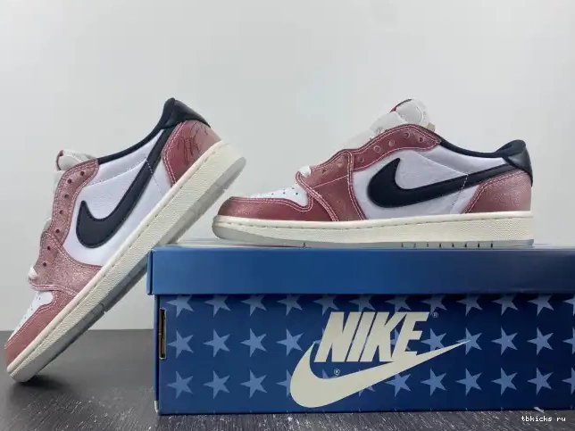 Reps TB BLACK' LOW ROOM 1 X JORDAN AIR 'RED OG TROPHY FN0432-017 0517